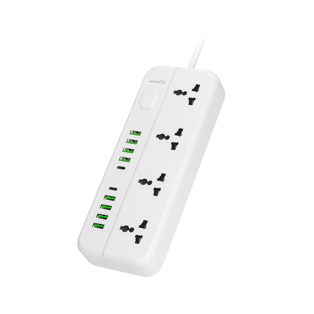 PORODO 4 universal sockets power strip چند راهی پرودو